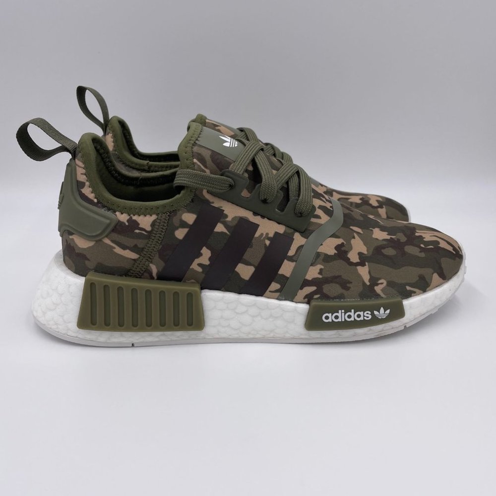 adidas NMD R1 Green Camouflage Womens Shoes